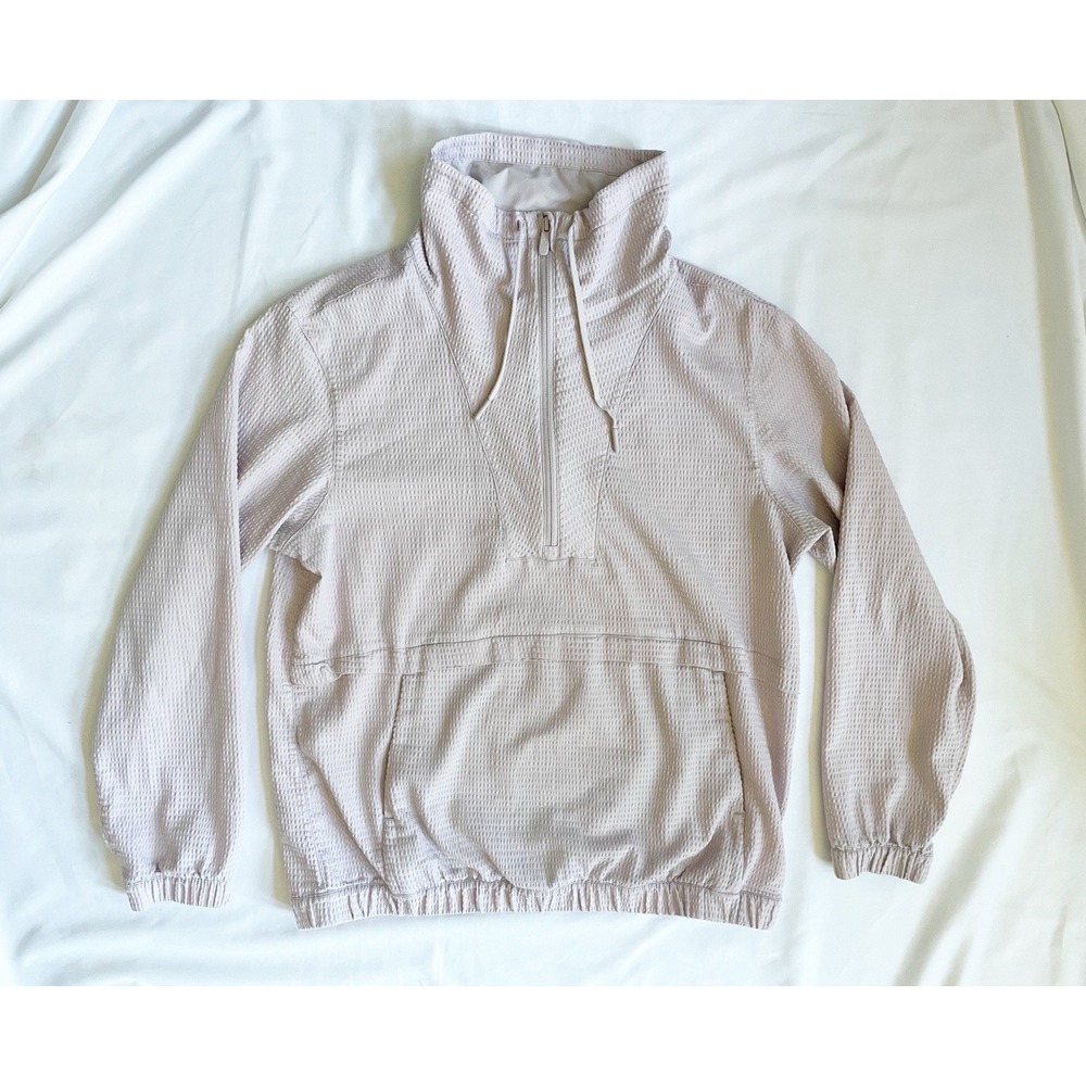 Lululemon Pack Light Dusty Rose Pink 1/2 Zip Pullover Packable Jacket Women's 10